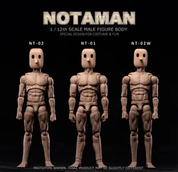 1/12 Notaman 16cm Artist Art Painting Action Figure Sketch Draw Male Movable Body Joint Figure Toy Model