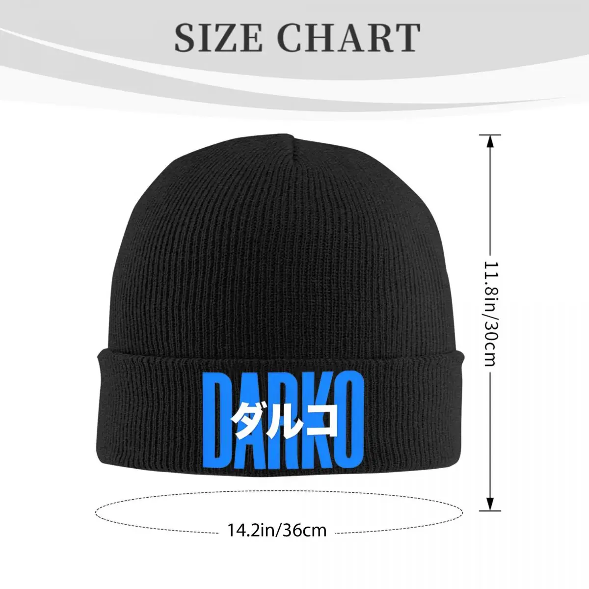 Darko US Band Logo Knit Hat Beanie Winter Hats Warm New 2024 Tour Music Cap Men Women