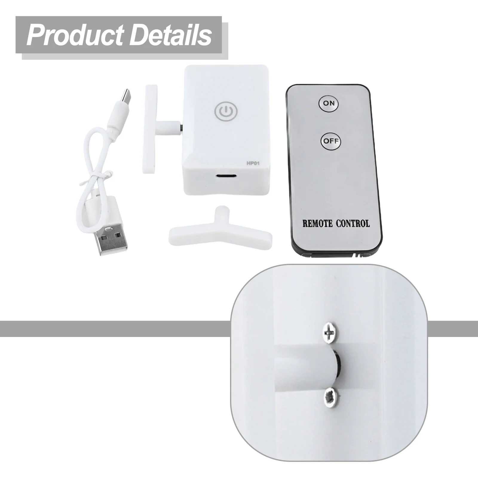 Finger Button Pusher Wall Mounted RC No Wiring Switch Remote Light Switch Remote Switch Control On/off