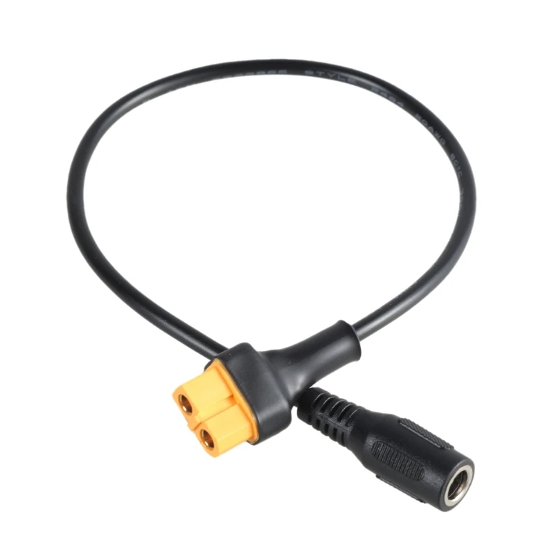 XT60 Female to 5.5x2.1mm DC5521 Adapter Cable for Solar Panel and FPV Display Power Supply Cord