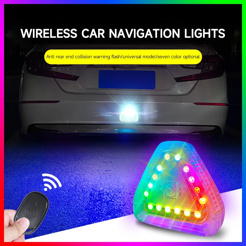 Universal Car LED Decorative Lights RGB Control Night Driving Atmosphere Light Multi-mode Neon Signal Light Car Accessories