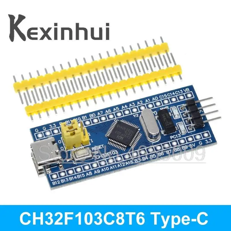 Original STM32F103C8T6 STM32F103C6T6 ARM STM32 Minimum System Development Board Module + ST-Link V2 Mini STM8 Simulator Download