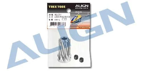 ALIGN 12T Motor Helical Gear (L27) H70G010XXW Model Aircraft Spares Stainless Steel Motor Helical Gear