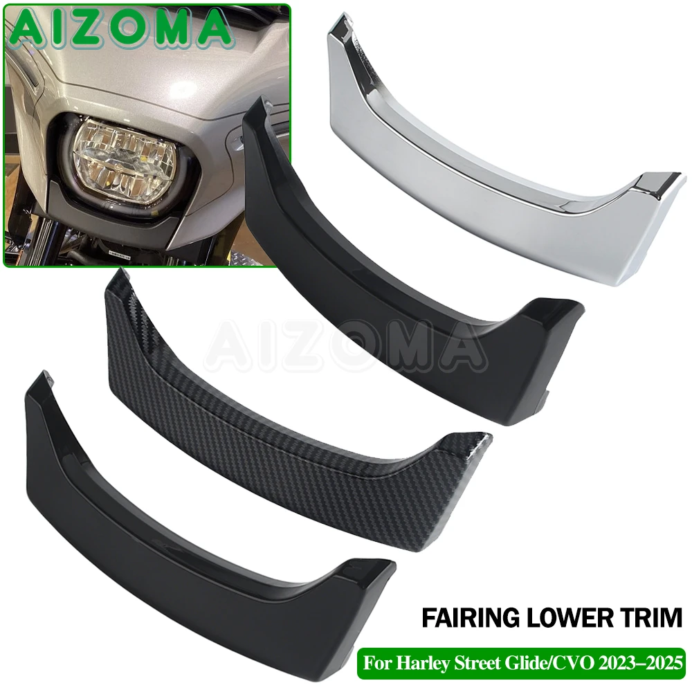 

2023-2025 For Harley Touring Street Glide /CVO FLHX Motorcycle Accessories Headlight Decorative Panel Front Fairing Lower Trim