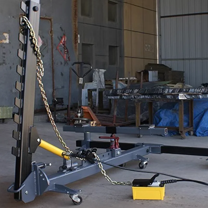 Portable Auto Body Frame Puller Machine Metal Car Repair Bench Equipment