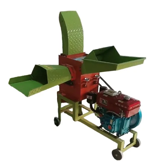 Diesel-Powered Cow Grass Cutting Kneading Mini Goats Chaff Cutter Rabbit Feed Blades Grinder Machine Grass Crop Cutter