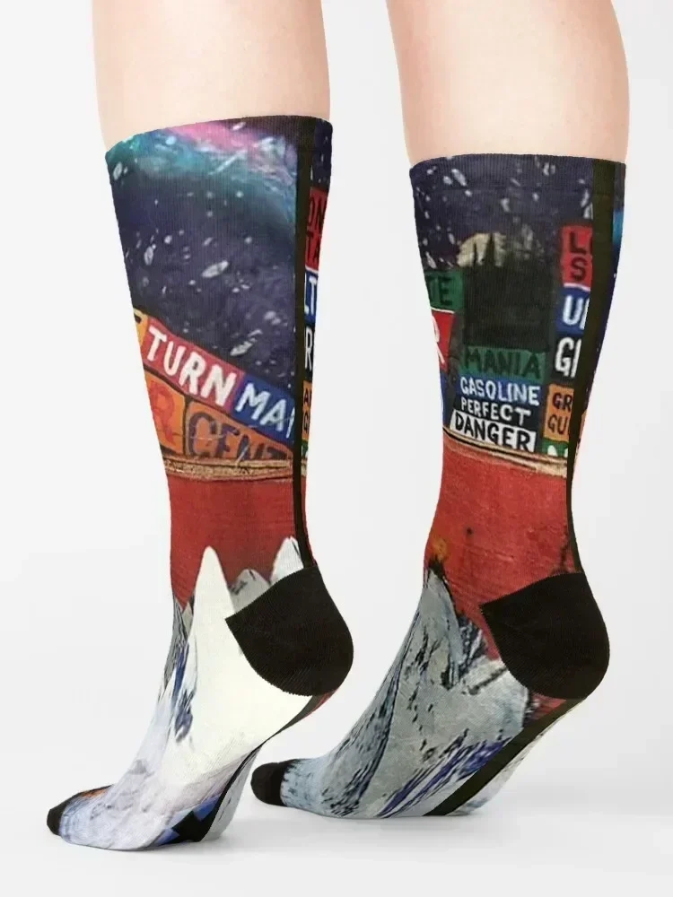 WALLPAPPER WALLPAPPER Socks FASHION aesthetic cool Hiking boots Woman Socks Men's