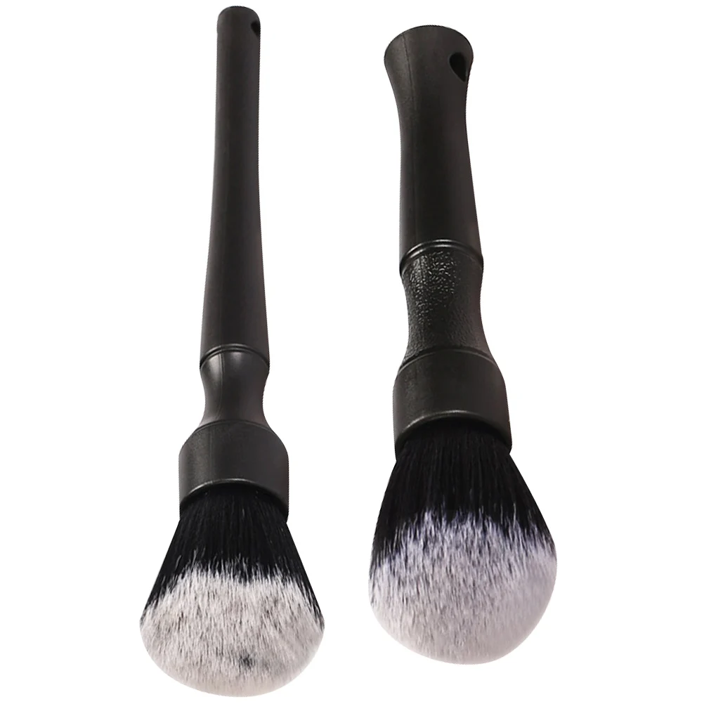 

2pcs Cleaning Brush Car Interior Detailing Air Vent Brushes Practical Reliable Use Ergonomic Handle Design Car Cleaning Tools