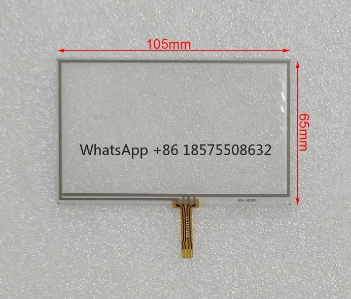 New 4.3 Inch 4wire 105mm*65mm Resistive Touch Screen Panel Digitizer Sensor For RXA-043001