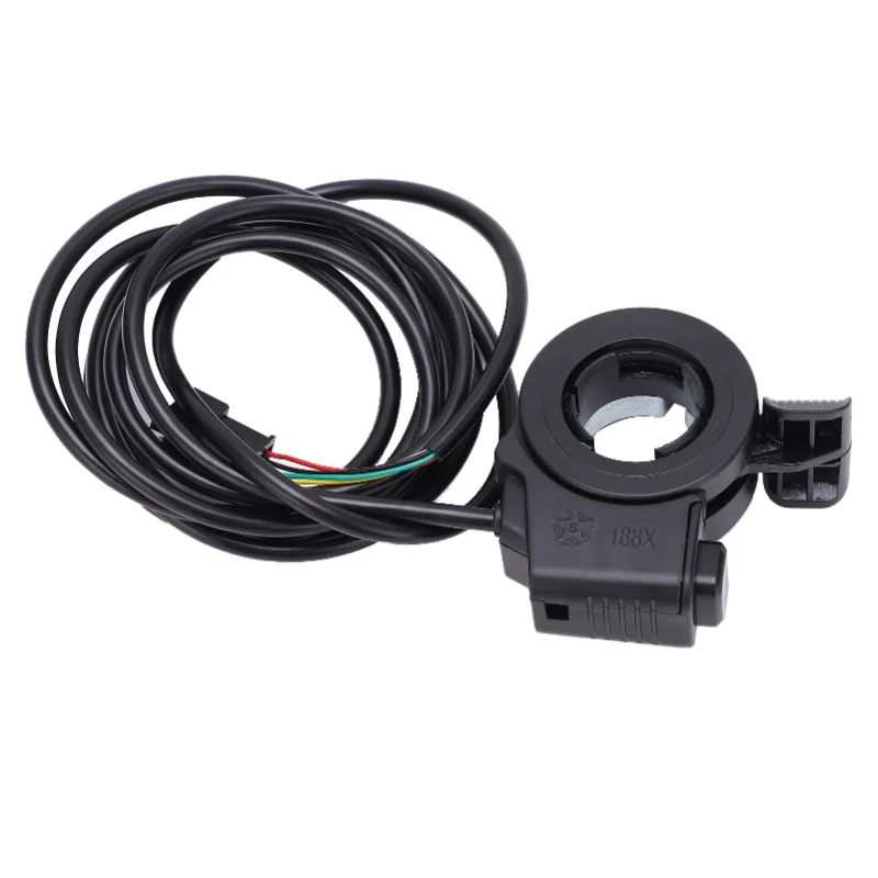 

Bike Thumb Throttle Handle Trumpet Switch Integrated Waterproof Durable Electric Bicycle Modification Accessories