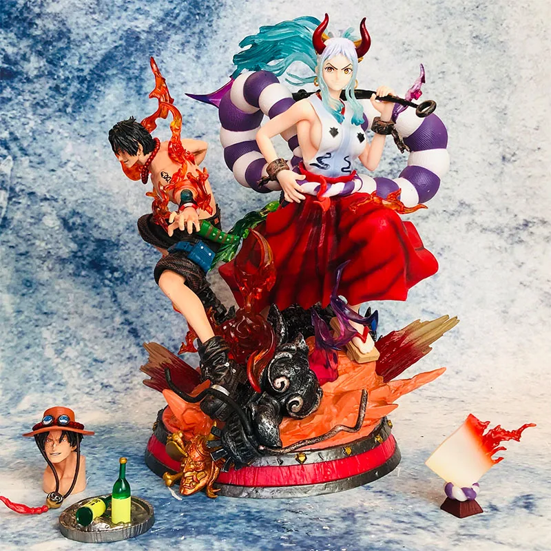 

Anime Figure One Piece Gk Lx-studios Yamato Portgas·d· Ace Desktop Ornament Decoration Model Pvc Action Figurine Statue Toys