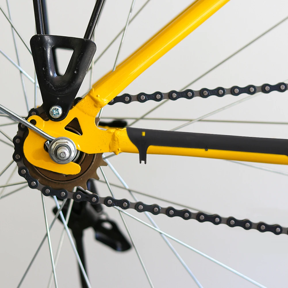 

8 Sets Bike Chain Protector Frame Cover Shelf Sticker Durable Practical Easy Installation ABS Material Protect Bicycle