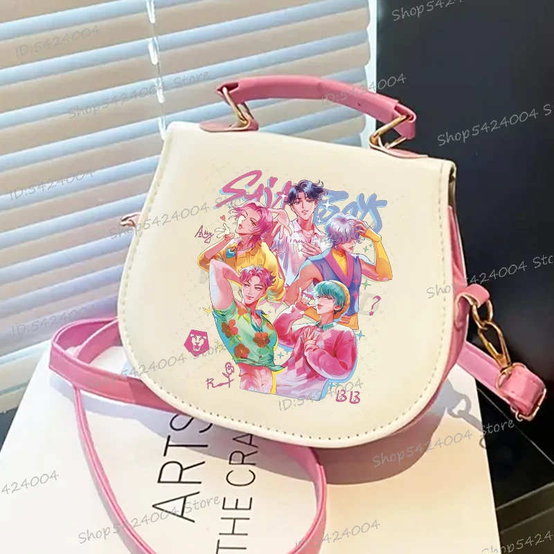 

Movie Anime Movie Anime Characters Crossbody Bag For Girl Zipper Cosmetics Storage Bag Women Fashionable Pop Shoulder Bag