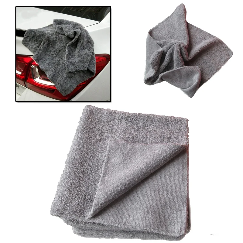 High Absorbent Microfiber Car Towel Ultra Soft Edgeless Washing Drying Rag Microfiber Car Wash Towel