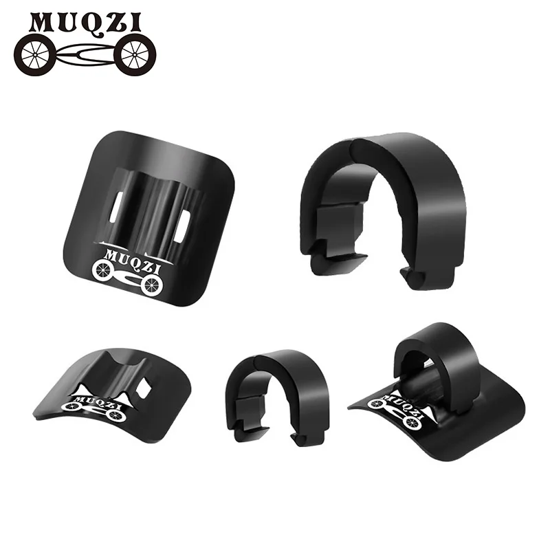 MUQZI 2/4pcs Bike Cable Guide Brake Derailleur Shift Cables Hose Housing C-Clips Bicycle Cable Clamps