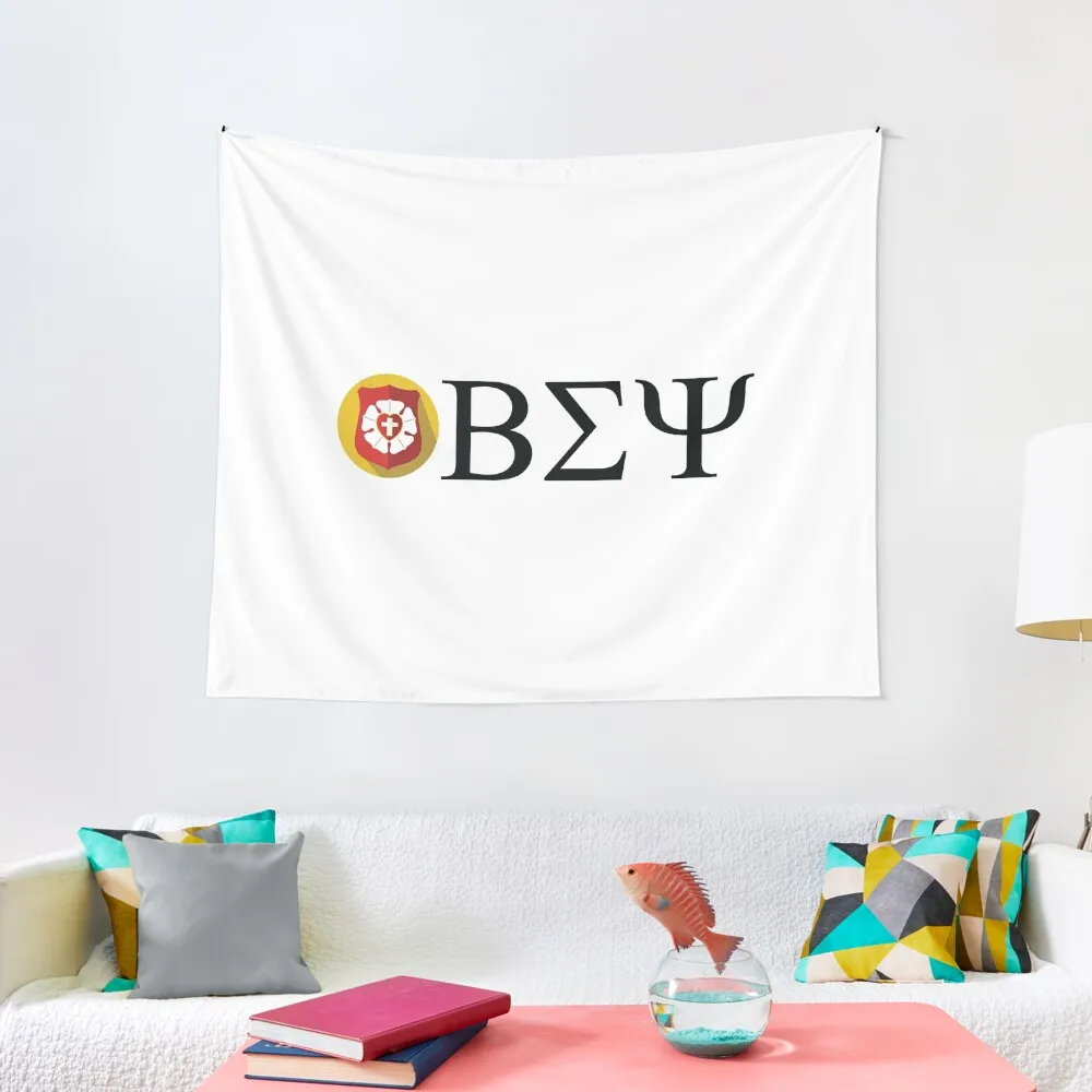 Beta Sigma Psi - badge Tapestry Room Decor Aesthetic Home Decorators Home Supplies Wall Decoration Tapestry