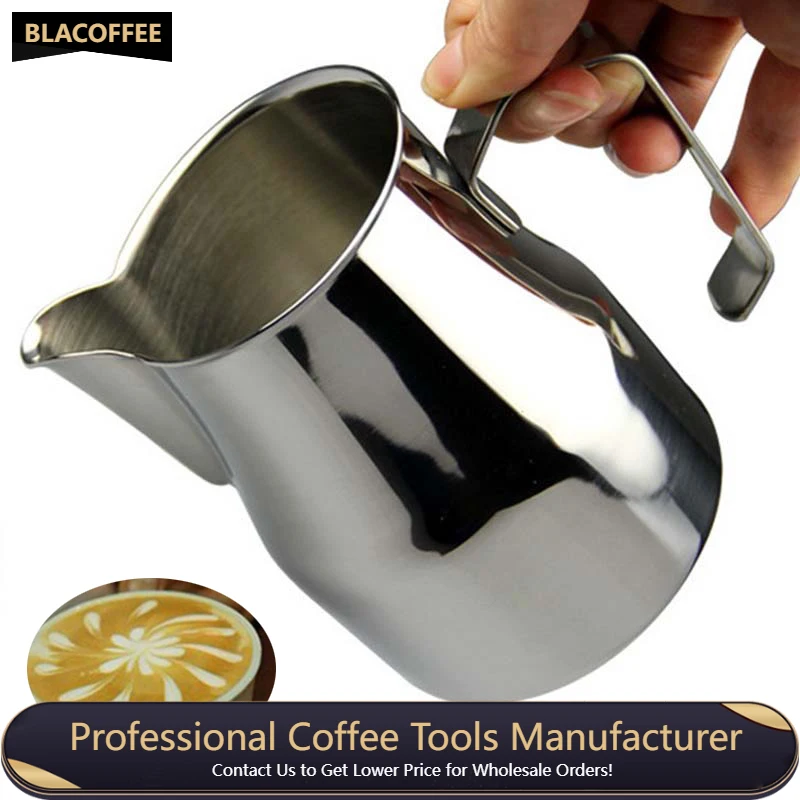 350/500ml Pull Flower Coffee Jug Milk Frothing Pitcher Stainless Steel Latte Art Creamer Cup Barista Craft Espresso Machines