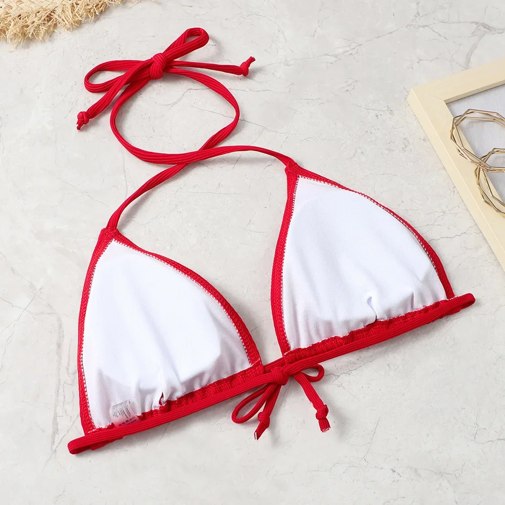 2022 new sexy bikini suit solid color swimsuit women's Beach swimsuitbeach outfits for women