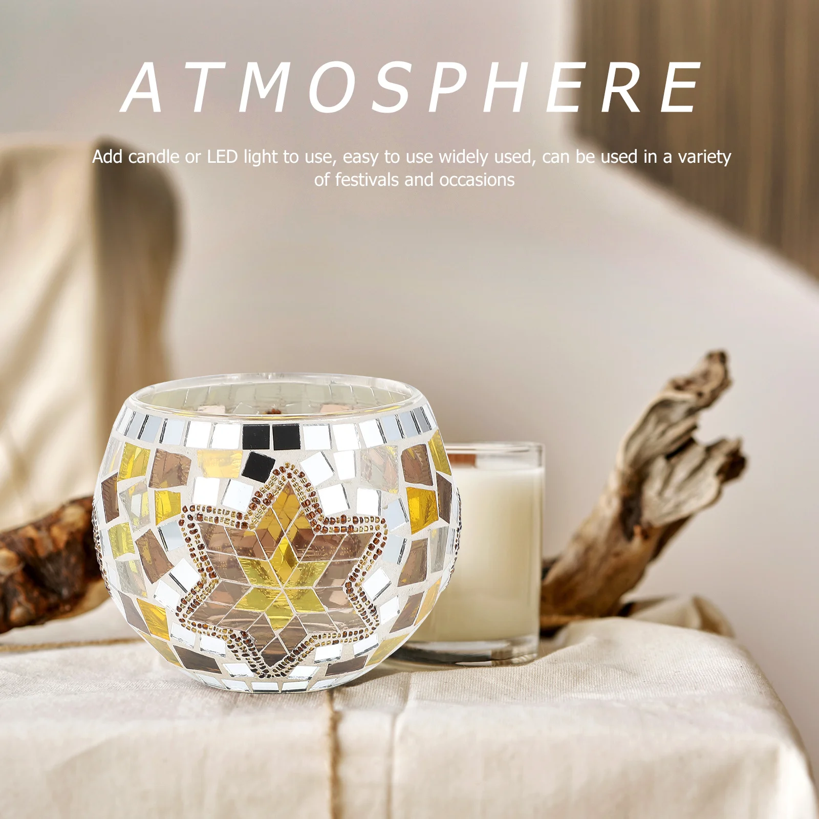 

3Pcs Exquisite Candlesticks Transparent Glass Candleholder Beautiful Home Decor Item for Living Room Bedroom Table Decor