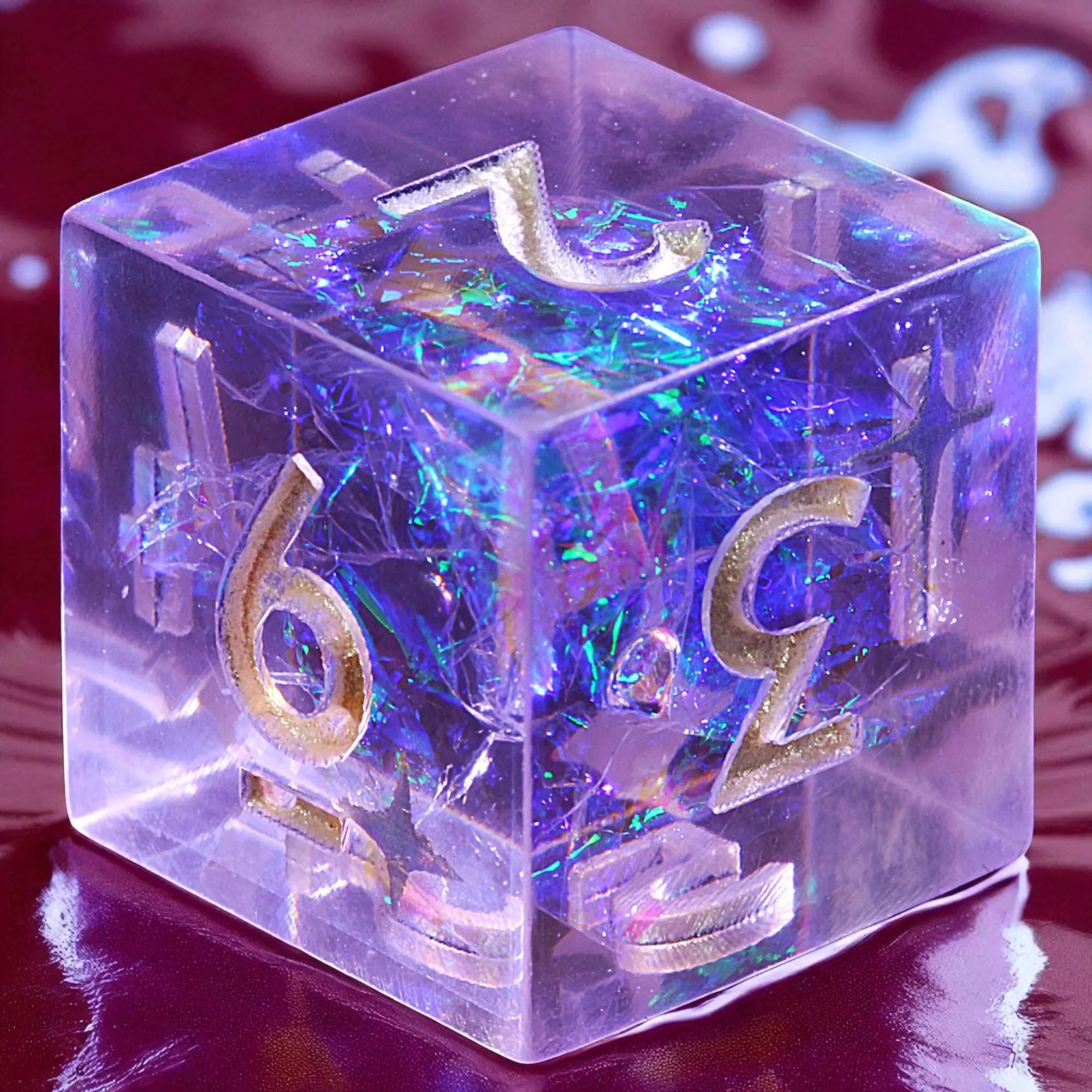 

Наборы кубиков из многогранной смолы D&D Nebula Kath Mirage