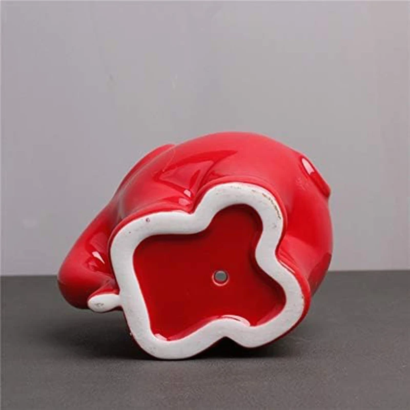 Ceramic Elephant Pencil Holder, Pen Holder, Plant Pot, Bonsai Pot, Flower Pot, Succulent Planter, Elephant Gifts, 3.9\