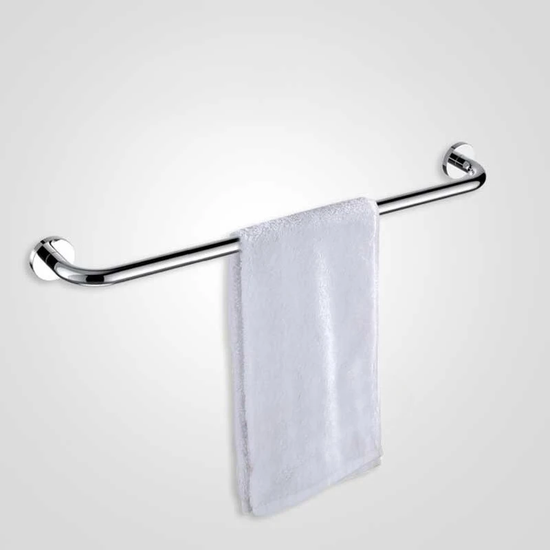 Toilet bathroom thickened 304 stainless steel single bar towel rack towel bar bathroom pendant