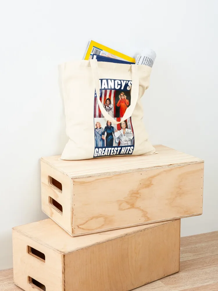 Speaker Pelosi’s Greatest Hits Tote Bag female bag free delivery bags Cloth bags canvas tote bags