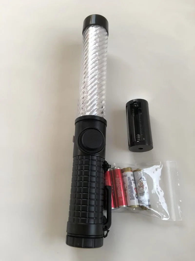 30cm Emergency Rescue Multi-function LED Traffic Rod Flashing Warning Safety Light Crowd Evacuation Wand