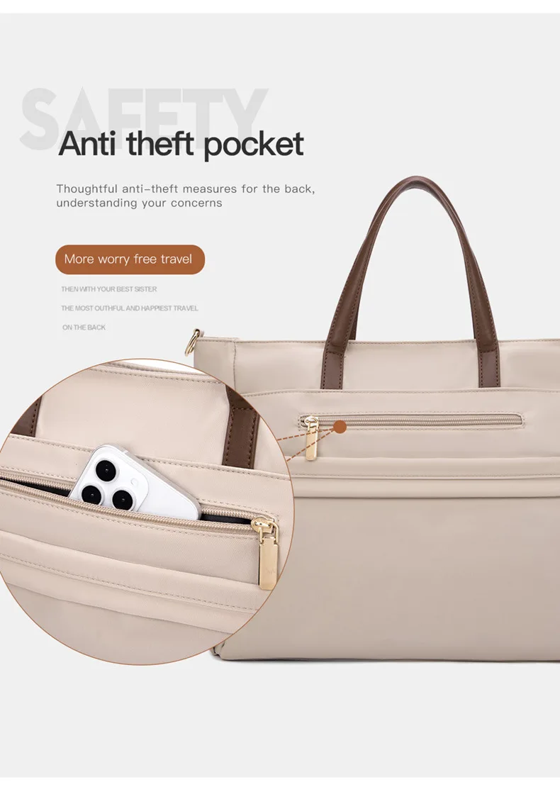 Laptop Sleeve Bag 15-16 Inch Notebook Pouch for Shockproof Computer Briefcase for Travel Laptop Case Handbag Briefcase Bag