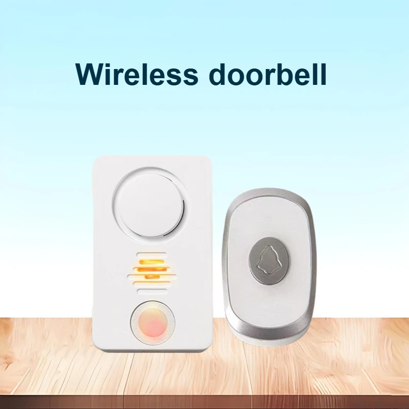 

433 Wireless Elderly Call System, Long-Range Bedside Bell, High-Volume Flashing Light Remote Calling Device