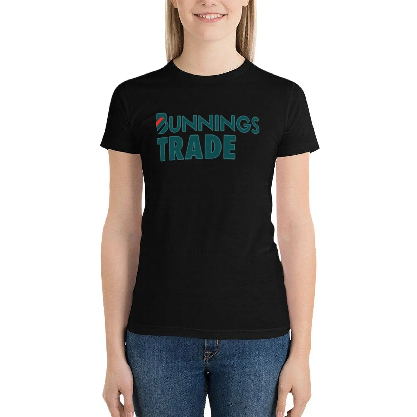 Bunnings Trade T-Shirt tees summer tops oversized summer blouses woman 2024