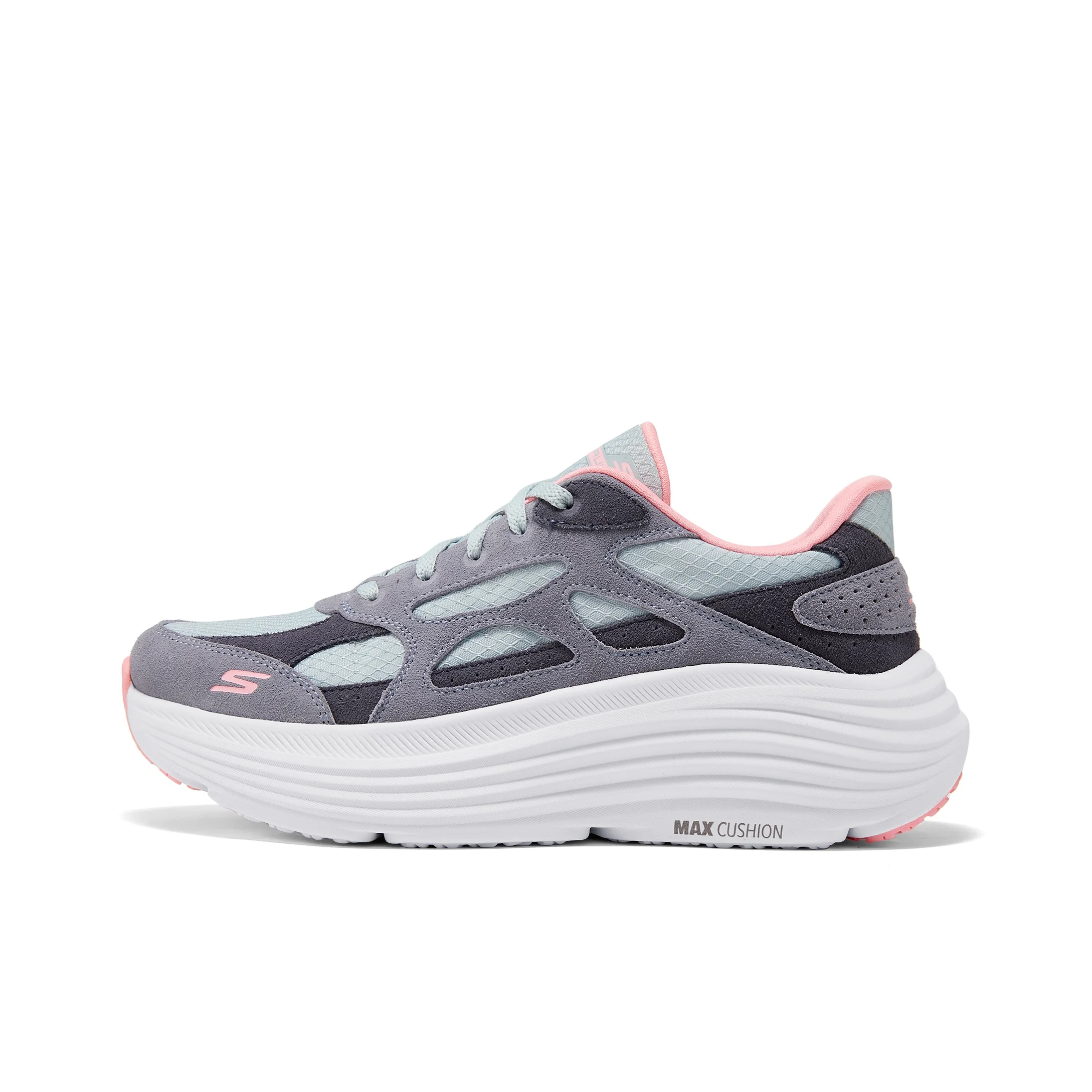 Skechers Breathable Lightweight Support Cushioning Abrasion Resistant Low top Casual Running Shoes Women's Purple 129482-LAV