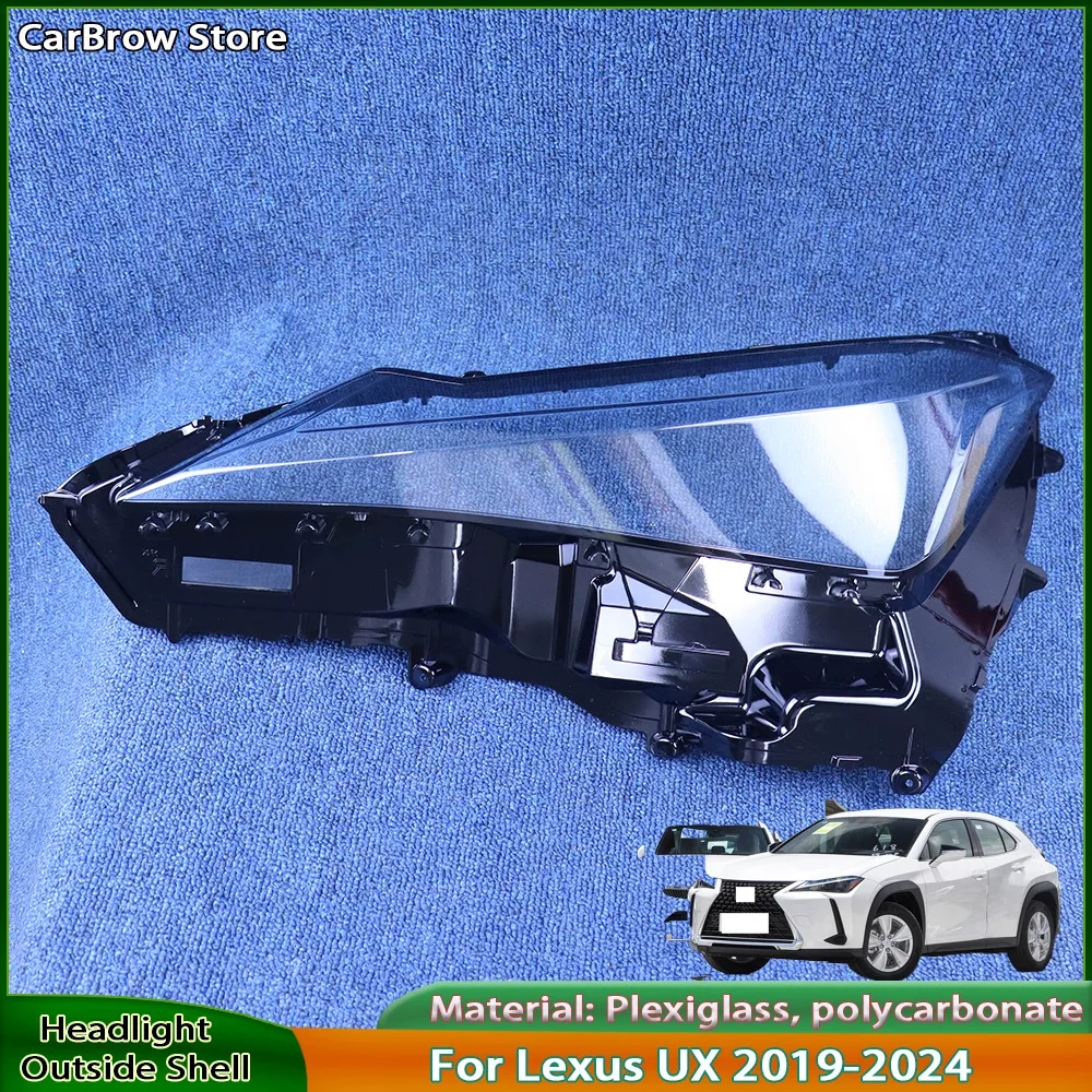 

Head Lamp light Covers Shell For Lexus UX 2019 2020 2021 2022 2023 2024 Car Front Headlight Cover Lampshade Lampcover