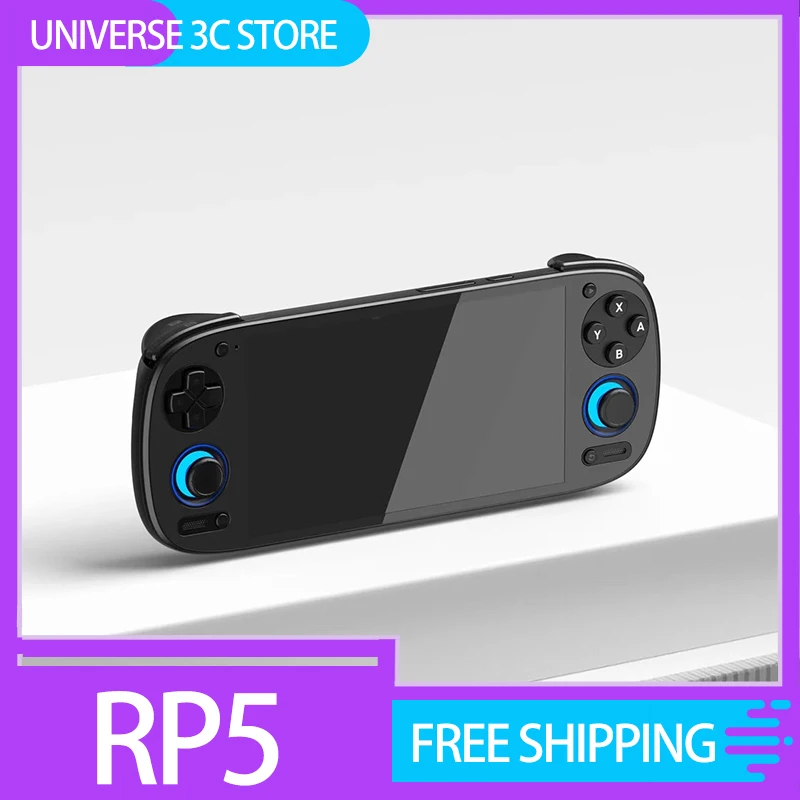 Retroid Pocket 5 Sd865 8+128g Rp5 5.5 Inch Oled Hd Screen Bluetooth 5.1 Android Pocket Handheld Gaming Console Custom For Gift