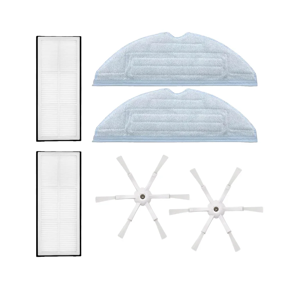 Hoge Kwaliteit Microfiber Pro-Schoon Dweilen Doeken Zijborstel Voor Xiaomi Roborock S7 S70 S75 S7Max S7MaxV T7s Onderdelen