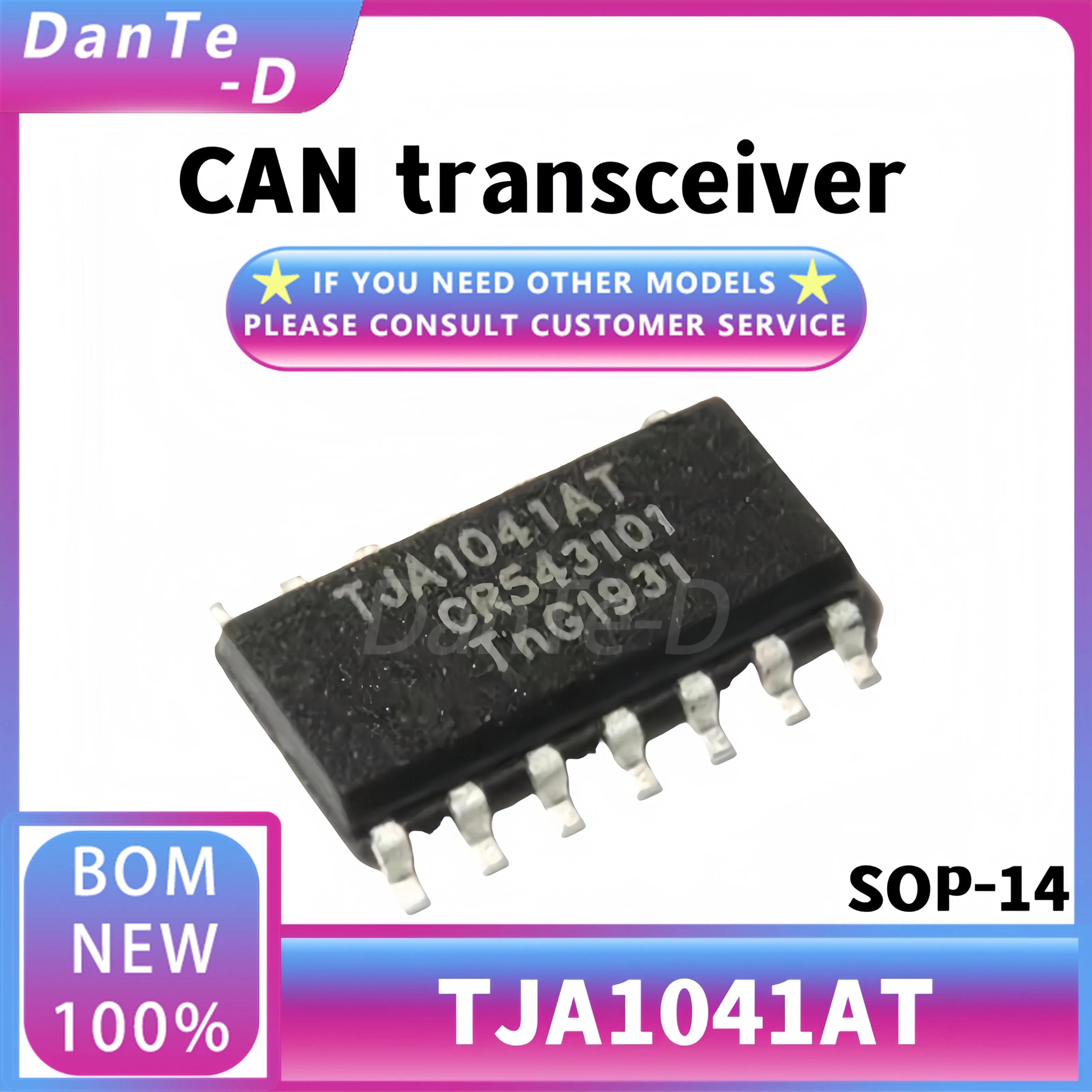 10PCS TJA1041AT SOP-14 Automotive Communication/Driver/Receiver/Transceiver Chip IC Brand New Original