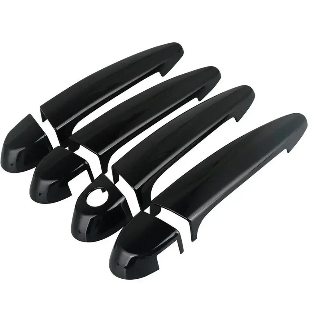 4Pcs/Set For BMW E87 E90 E91 E92 E93 F30 X1 X2 X3 X4 X6 Door Handle Cover Trims ABS Plastic Gloss Black Car Accessories Decor