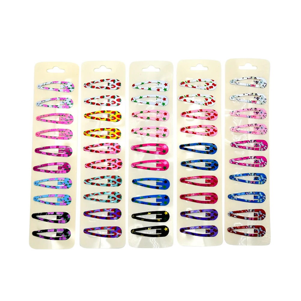 

Children Hair Clips Colorful Girls Snap Hairpins Floral Barrettes Cartoon Kids Accessories Toddler Daily Wear Festivals