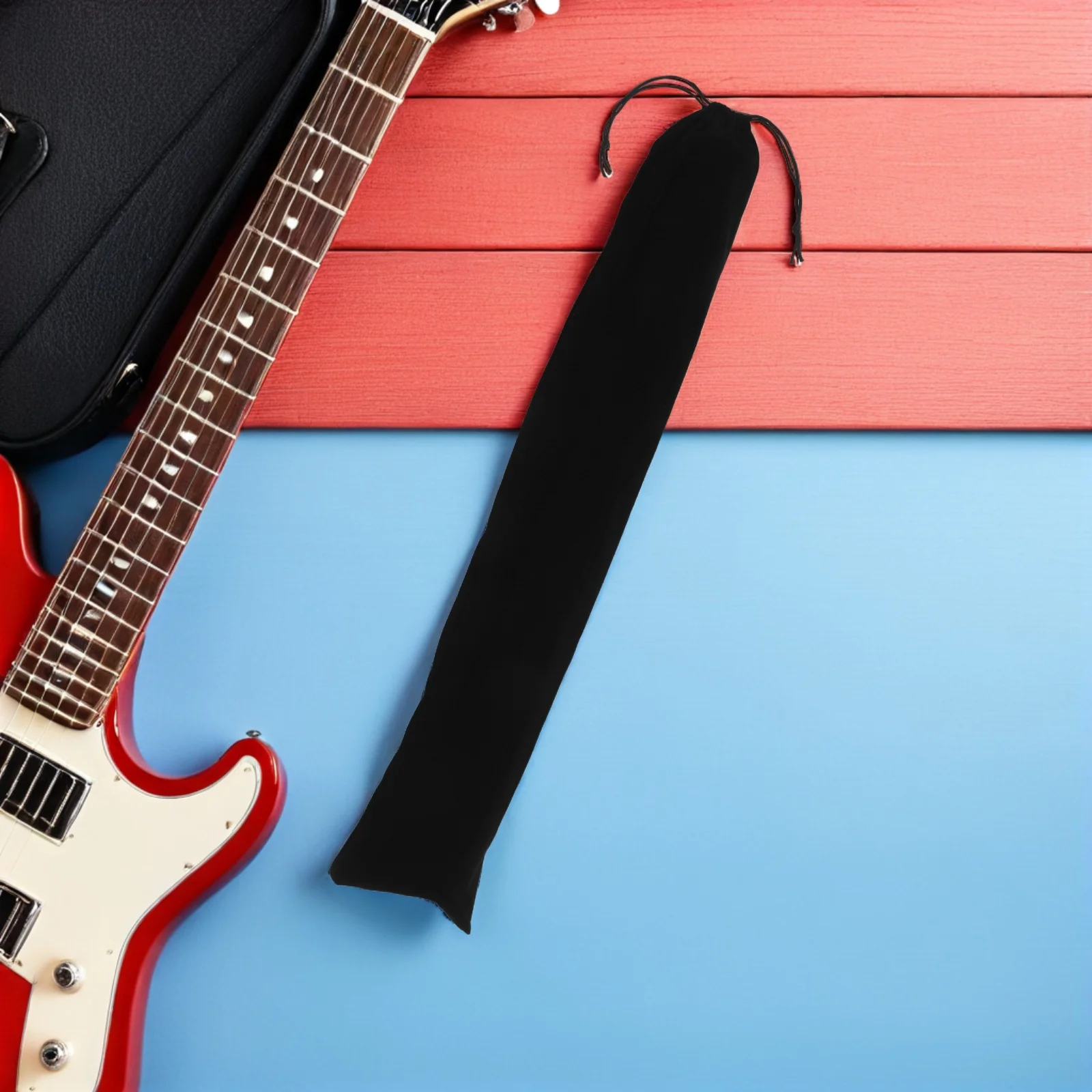 

Drawstring Electronic Wind Instrument Bag 75x14cm Dustproof Protection for Flute Clarinet Recorder Harmonica Storage Pouch