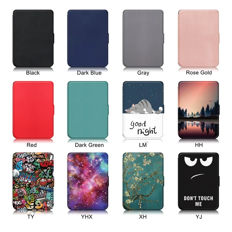 For Kobo Clara BW Case Fashion Painted Flip Magnetic Smart Cover for Kobo Clara Colour 2e Bw 6 inch Case Sleep/Wake