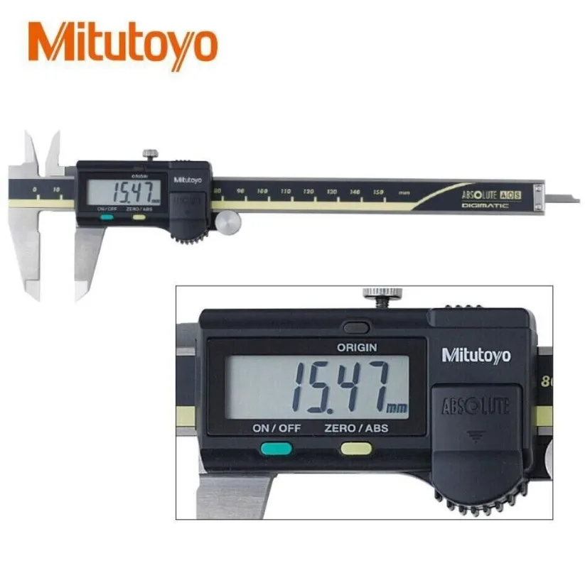 Mitutoyo LCD Digital Caliper Vernier Calipers 8in 150/200/300mm 500-197-20 Electronic Measuring Stainless Steel Caliper Digital