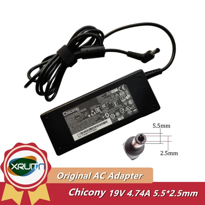 

Original For MSI PS42 90W AC Adapter A10-090P3A A15-090P1A A16-090P1A A17-090P1A A090A087L A090A029H 19V 4.74A 5.5*2.5mm