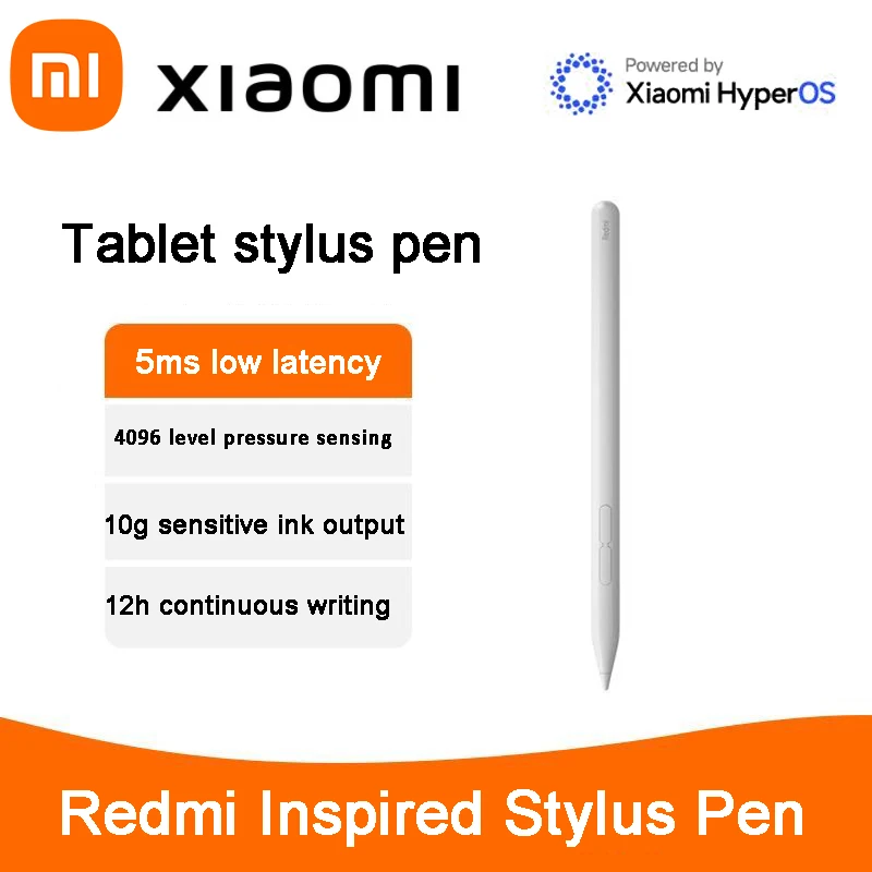 

Xiaomi Redmi Inspiration Stylus Pen Tablet Stylus 5ms 4096 Level Endurance 80mAh Capacity 12 Hours Tablet Writing and Painting