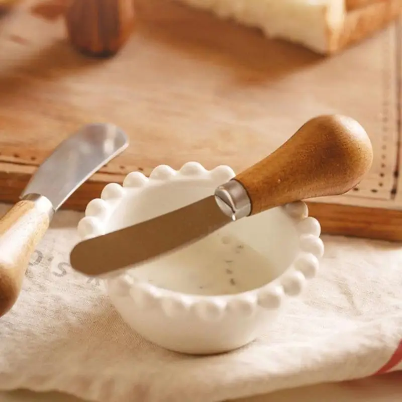 Butter Knife Cheese Dessert Knife Stainless Steel Jam Knife Cutlery Toast Wipe Cream Bread Cheese Spreader Kitchen Tools