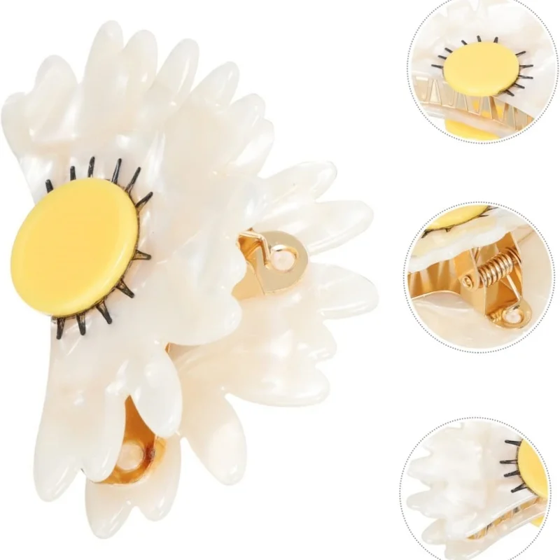 

Sun Flower Hair Claw Clip Creative Flower Hair Clips for Women Teeth Design Ornament
