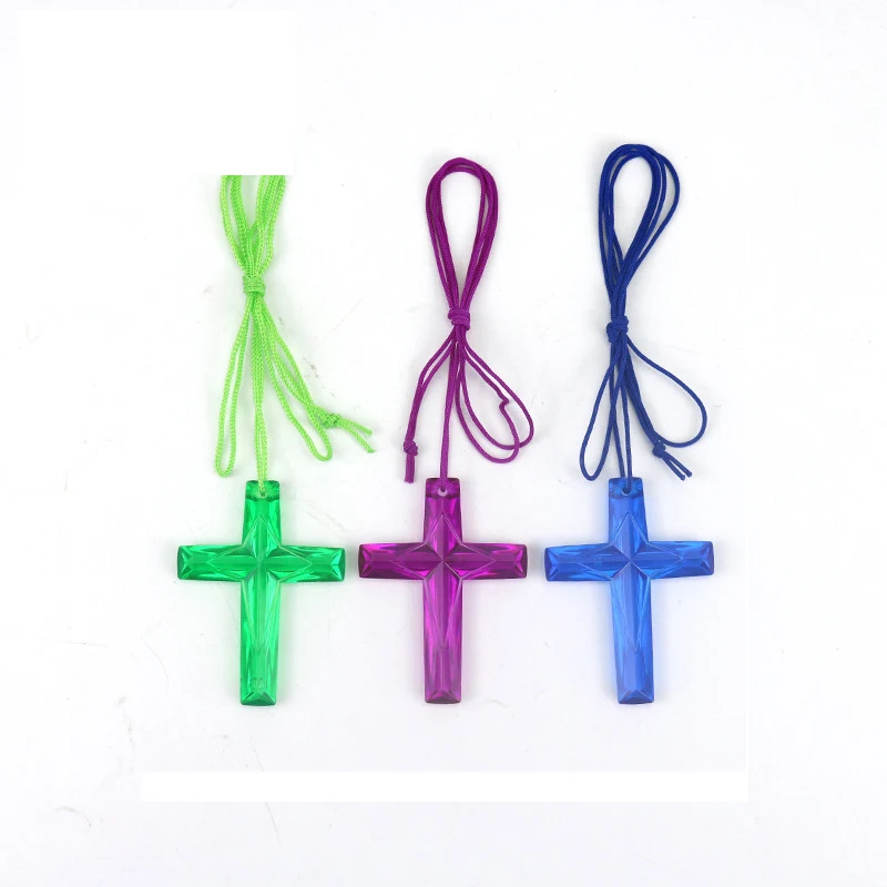 

1PC Trendy Cool Punk Gothic Wood Cross Pendant Necklace For Women Men Vintage Hip Hop Necklace Party Jewelry Accessories Gifts