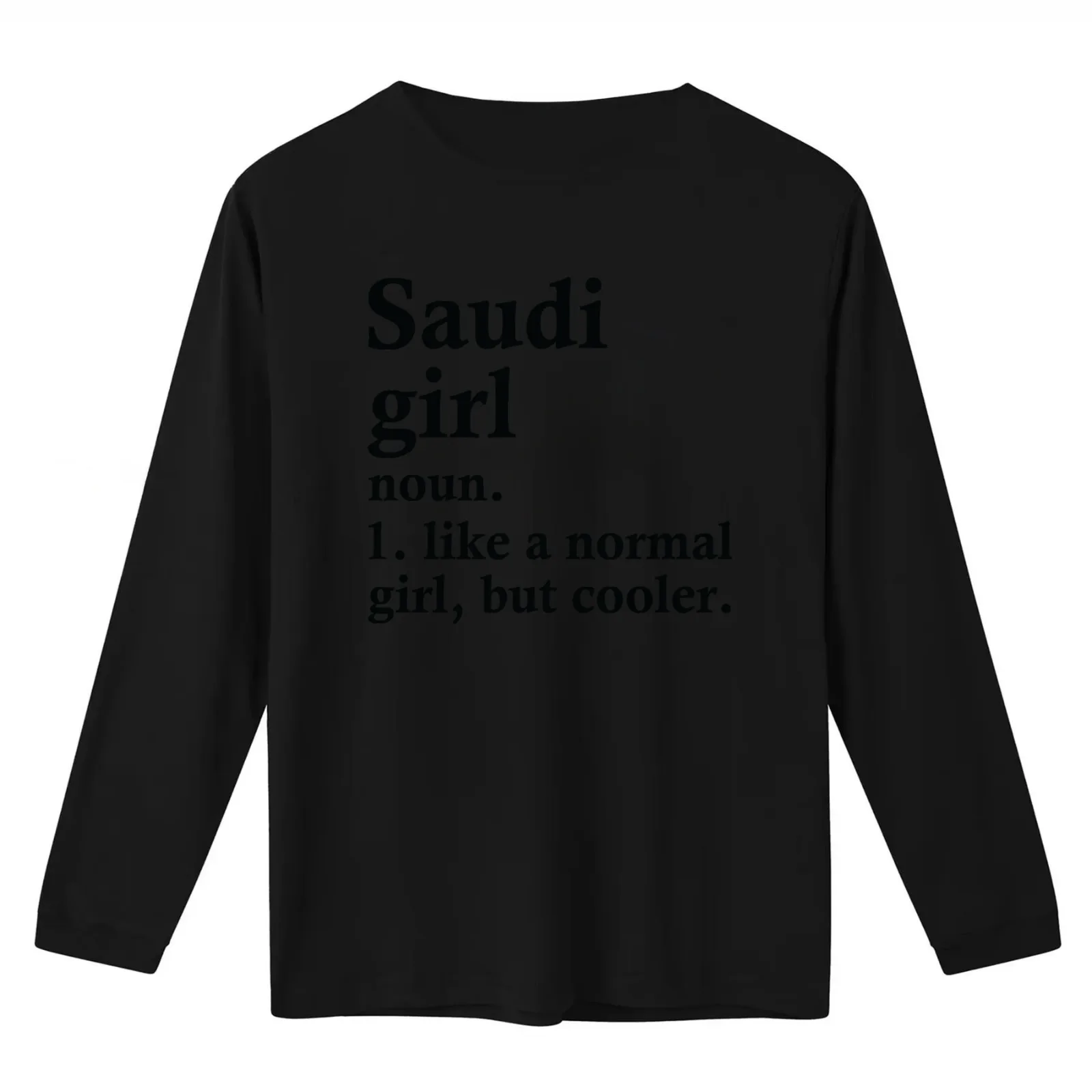 Saudi Girl Funny Saudi Arabia Family T-Shirt Summer Casual Cotton Tee Oversized Streetwear Tops Vintage Graphic Print