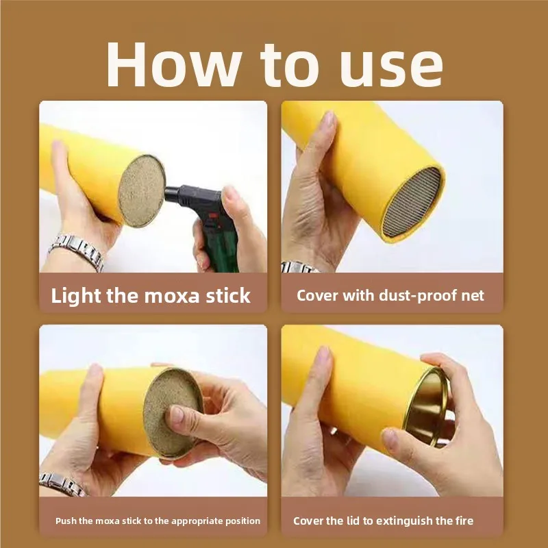 Tongkat Moxa Thunder-Fire Usia 3 Tahun - Kerucut Ekstra Besar 20cm X 7cm untuk Moxibustion di Rumah & Perawatan Meridian untuk Terapi Seluruh Tubuh