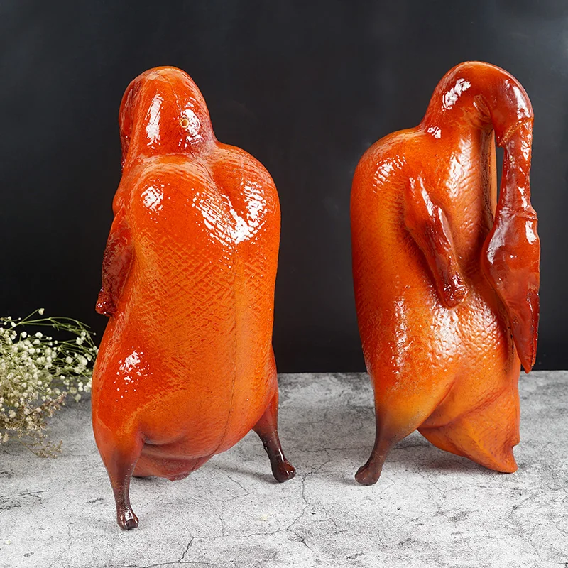 Simulation Lebensmittel Requisiten Bratene Ente Modellstücke Pidao Spielzeug Hotel Dekoration