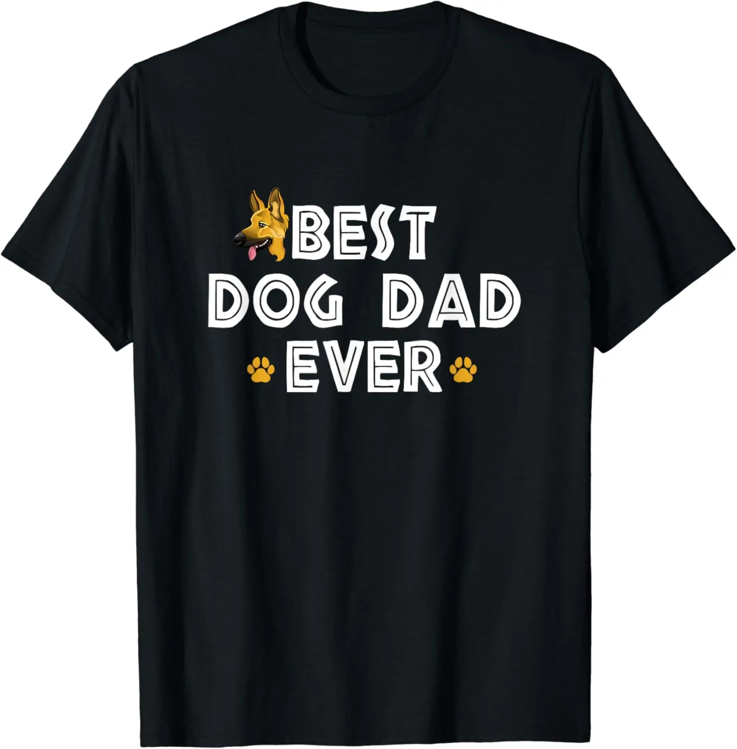 Best Dog Dad Ever Vintage Shirt for Fathers Day Dog Lovers T-Shirt